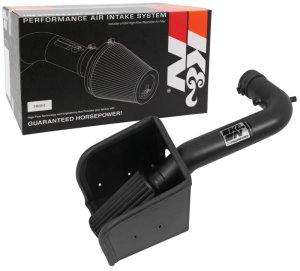 Dodge Ram Performance Air Intake - K&N Engineering - Blackhawk - Black - `03-`08
